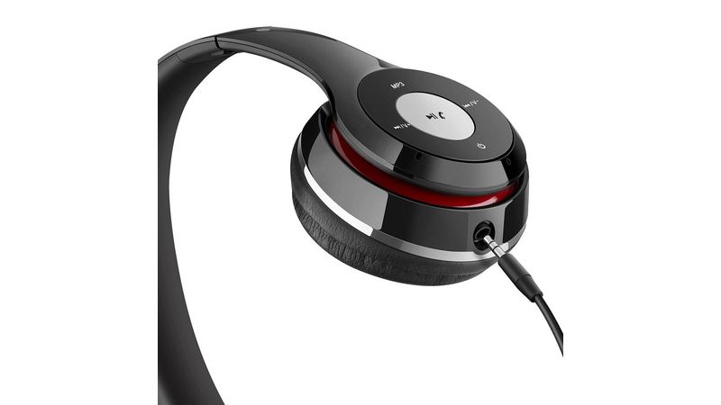 Reproductor MP3 Bluetooth Mejorado 32GB, Multifunción Música Grabador FM  Radio, Rasgando, Shuffle, HiFi, Negro Mate(Auriculares con Cable, Cable