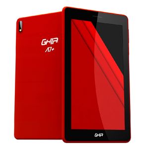 Tablet Ghia A7 Plus de 7'', 2GB RAM, 16GB Almacenamiento, 1024 x 600 Pixeles, Android 10, Rojo