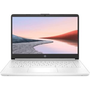 Laptop HP 14" Intel Dual-Core 8GB 64GB Windows 10 - Blanco